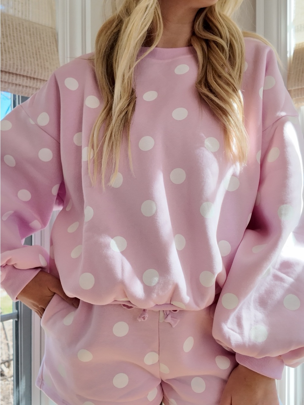 Polka dot matching set pink - Picture 3 of 5